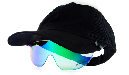 Baseball cap cheap clip on sunglasses